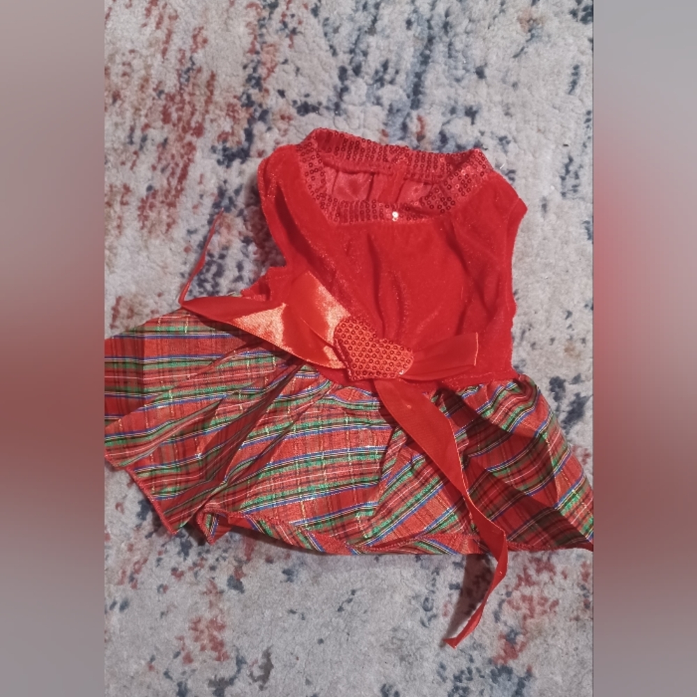 Christmas pet dress SZ M